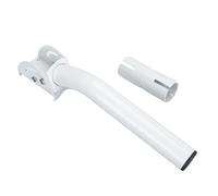 Topiky Kit de Montaje de Internet por Satélite, Resistente, Doble, Resistente Al Viento, para Antena Rectangular V2, Instalación en Exteriores, Acero Inoxidable, Blanco