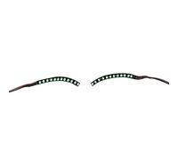 Topiky Lámpara de Pestañas Luminosa LED, Luces Nocturnas de Pestañas Postizas Intermitentes, con Brillo Exagerado Dramático, Luz de Postizas Luminosas Confiables para Fiestas, Bares, Discotecas,