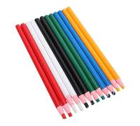 Topiky Lápices de Sastre de Colores, 12 Marcadores de Costura para Tela, Lápiz de Modista que No Se Mancha para Ropa, Cuero, Madera, Crayón de Costura para Marcar