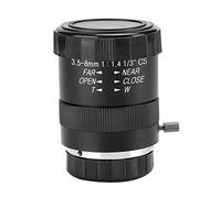 Topiky Lente de cámara de Seguridad, Lente de Zoom de 3,5-8 mm 720P CS- Mount F1.4 Aleación de Aluminio Cámara CCTV Lente de Apertura Manual Baja distorsión, Alta compatibilidad