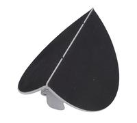 Topiky Lijadora de Esquina para Paneles de Yeso, Herramienta de Lijado de ángulo de Respaldo de Gancho y Bucle Semicircular, Lijadora de Bloque Manual, de Bloque de Lijado, Herramienta de de Detalle