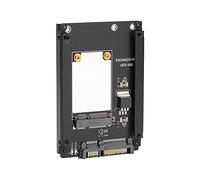 Topiky Limouyin Tarjeta Adaptadora Duradera Mejora de Señal de Alta Velocidad Plug and Play Tarjeta Adaptadora Compatible con Interfaz MSATA SSD