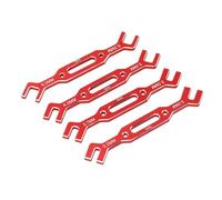 Topiky Llave de Ajuste de Tirante de RC, Herramienta de Aleacion de (Rojo)