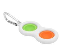 Topiky Llavero Sensorial de Burbujas de Empuje, Llavero de Silicona para Aliviar el Estrés, Juguete para Estudiantes, Juguete Portátil para Inquietos de Mano, Popper para Enfoque en TDAH, Decoración