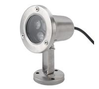 Topiky Luces Subacuáticas para Estanque, Luz LED Sumergible para Estanque con IP68 a Prueba de Agua, Acero Inoxidable de 3W, Ahorro de Energía, Foco Sumergible para Fuente Piscina