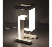 Topiky Luz LED Flotante de Levitación Magnética, Noche LED de Mesa, Lámpara de Escritorio Flotante para Regalos únicos, Luz Nocturna de Habitación, Control Táctil de 3 Niveles, 3800 a