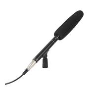 Topiky Micrófono de Entrevista de Condensador, Micrófono de Escopeta de Fotografía para Videocámaras, Micrófono de Cámara Profesional con Conector XLR de 3 Pines para Grabación de Video