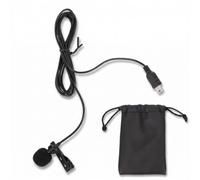 Topiky Mini USB Lavalier Lapelier Micrófono Deportivo,Micrófono de Pecho Externo estéreo omnidireccional Profesional,Accesorio de cámara de grabación de Audio/Video con Clip para Collar para Hero 3