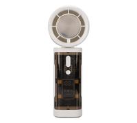 Topiky Mini Ventilador Turbo de Alta Velocidad, Ventilador Recargable USB de Funcionamiento Silencioso para Viajes de Estudio y Trabajo (WHITE)