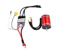 Topiky Motor sin Escobillas ESC para Coche RC Impermeable Alto Rendimiento 1/10 1/8 Escala Aleación de Aluminio 6600KV