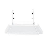Topiky Organizador Debajo del Escritorio, Estante de Almacenamiento con Abrazadera con Soporte, Bandeja de Gestión de Cables para Regleta de Alimentación del Enrutador de Cables, Cesta de Acero
