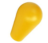 Topiky Ovalado Cómodo del Eje de Balancín del Juego de la Cabeza de la Bola de la Palanca de Mando para el Material del ABS de la Consola de Juegos (YELLOW)