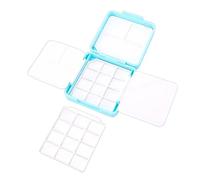 Topiky Paleta de Acuarela Vacía Portátil, Mini Paleta Plegable de Acrílico de 24 Pozos, Kits de Bocetos Al Aire Libre para Artistas con Cubo de Lavado de, de Viaje Portátil para Artistas