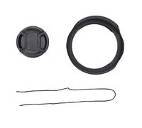 Topiky Parasol y Tapa para Lente de Cámara con Reducción Eficaz del Deslumbramiento para Imágenes Claras y de Alto Contraste, Apto para Lentes RF50 Mm 1,8 ES-65BII, Material ABS
