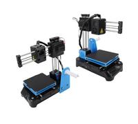 Topiky Pequeña Impresora 3D, Máquina de Impresión de Escritorio Compacta de Calentamiento Rápido con Plataforma Magnética Desmontable, para Entusiastas del Bricolaje de Educación en el (Black)