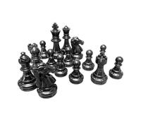Topiky Piezas de Ajedrez Solamente 16PCS, 1.93 Pulgadas de del Rey, para | Juego de ajedrez internacional, fácil identificación, material PS, para juego de ajedrez estándar