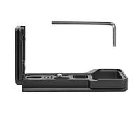 Topiky Placa de liberación rápida en Forma de cámara L, Soporte de aleación de Aluminio Estirable Soporte en L Tablero de Tiro Vertical Agarre de Mano Mango de Montaje de extensión (Negro)