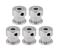 Topiky Polea de distribución, 5 Piezas GT2 5mm / 8mm 20T Polea de Correa de distribución Sincronizada de Engranajes de aleación de Aluminio para Correa de distribución de Impresora 3D(8 mm)
