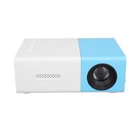 Topiky Proyector HD 1080P, Proyector LED de Cine en Casa de Enfoque Ajustable de Películas Al Aire Libre Compatible con Teléfono iOS Android USB TV Stick PC Portátil par (Enchufe de la UE)