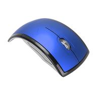 Topiky Ratón Inalámbrico Plegable Portátil de 2,4 G, Ergonómico, con Interruptor de Apagado Magnético para Ordenador Portátil y PC. (Blue)