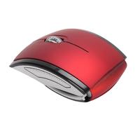 Topiky Ratón Inalámbrico Plegable Portátil de 2,4 G, Ergonómico, con Interruptor de Apagado Magnético para Ordenador Portátil y PC. (Rojo)