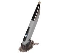 Topiky Ratón óptico Inalámbrico con Bolígrafo de Bolsillo, 2,4 G USB Recargable, Ratón óptico Inalámbrico con Bolígrafo, Mini Ratones Ergonómicos de Escritura a Mano dpi Ajustable para (Gris-Plata)