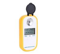 Topiky Refractómetro Brix Digital LCD, Medidor de Azúcar Portátil para Jugos de Frutas, Miel, Cerveza y Vino, Rango 0-50%, Refractómetro de Compensación Automática de Temperatura para Elaboración