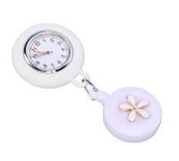 Topiky Reloj de Enfermera Retráctil, Reloj de Solapa con Clip, de Bolsillo Clínico, de Enfermera Colgante Ideal para Hospital, Clínica, Escuela de Enfermería, Oficina