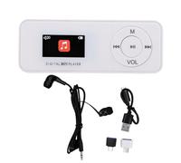 Topiky Reproductor MP3 Bluetooth con Radio FM y Auriculares (White)
