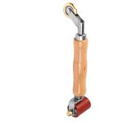 Topiky Rodillo de Costura para Techos, Diseño Ergonómico de Silicona y Latón, Herramienta de Soldadura de Doble Cabezal para Membranas de PVC TPO EPDM, 1 Unidad (rojo)