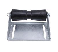 Topiky Rodillos para Remolque de Barcos con Soporte, Conjunto de Rodillos de Quilla de Acero Galvanizado para Remolque de Barcos, Kit de de Goma Resistente para de Pesca, Kayak, Canoa (12 Pulgadas)