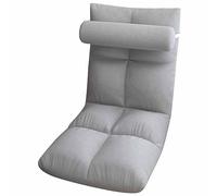 Topiky Sillas de Piso Plegables Silla para Videojuegos, sofá Plegable y Perezoso, Sillón con Respaldo, Chaise Lounge Ajustable, Asiento Acolchado para Interiores, Silla de Meditación