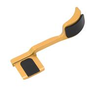Topiky Someta de Pulgar de Metal para la Cámara Q3 Hot Shoe Rephin Empuñadura con Enchufe de Esponja en Diseño de Aleación de Aluminio Ergonómico Reemplazo (Gold)