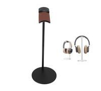 Topiky Soporte de Auriculares, Soporte de Auricular Extraíble con Barra de Soporte Base Sólida, Soporte de Auriculares para el Soporte de Auriculares de Escritorio, Estante de Colgador de (Black)