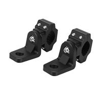 Topiky Soporte de Montaje de Barra de Luz Ajustable de 360 grados para Manillar de 0,875 Pulgadas, 1 Pulgada, 1,125 Pulgadas, Barra Horizontal, Moto de Nieve, Go Kart, Universal