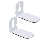 Topiky Soporte de Pared para Barra de Altavoz Universal, Aleación de Zinc, Soporte de Pared para Barra de Altavoz para, Soportes de de Sonido de Diseño Antideslizante para Cine en Casa (White)