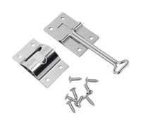 Topiky Soporte para Puerta de RV, Soporte para Puerta de Remolque Estilo T de Acero Inoxidable para Remolques de Carga, Vehículos de Camping, Camiones, Pestillo de de Entrada para Seguridad de