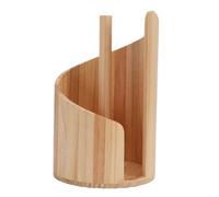 Topiky Soporte para Toallas de Papel de Madera, Soporte para Toallas de Papel Independiente con Base Redonda, Toallero de para Encimera para Mesa de Comedor de Cocina, Decoración del Hogar, (Color
