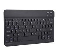 Topiky Teclado Ruso inalámbrico, portátil ultradelgado BT 80 Teclas Teclado ergonómico Multimedia para teléfono móvil Tableta PC de Escritorio