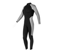 Topiky Traje de Neopreno de 3 Mm para Hombre, Traje de Buceo Flexible de Cuerpo Completo para Surf y Snorkel en Aguas Frías, Caucho de Neopreno para Máxima Protección (Negro Gris XL)
