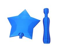 Topiky Varita del Titular de la Tarjeta de Pago sin Contacto, Varita de Toque para Pagar, de Tarjeta de Crédito Estrella Impresa en 3D, de Retráctil para Compras, Regalo Divertido para Niños (Blue)