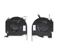 Topiky Ventilador de Refrigeración para Omen 16-K 16-N 16-K0013DX, Conjunto de Ventilador de Refrigeración para Portátil, Conector de Alimentación de 4 Pines, (Ventilador de