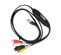 Topiky Video DE CVBS S Adapter DE Vista USB Video, VHS a Converter Digital, Tarjeta DE Captura DE USB 1080p, VCR Al Convertidor DE, Tapón y Reproducción DE la Tarjeta DE