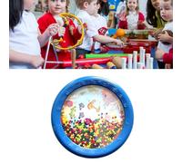 Topiky Wave Bead Ocean Drum, Percusión de Tambor de Sonido de Mar Suave de Plástico, Instrumento Educativo para Niños Adultos, Regalo Compacto y Ligero (#2)