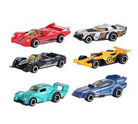 TOPINCN 1:64 Conjunto de Modelos de Automóviles de Ingeniería con Excelente Potencia de Fricción para Niños Simulación de Aleación Vehicle Pack de 6 de 6 (Serie de Carreras F)