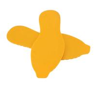 TOPINCN 1 par de Zapatillas sin Deslizamiento, Fondo de Calzado, Base de Zapatos, Reemplazo de Goma V Patrón de Patrón Parche de Reparación para Zapatos Deportivos de Baloncesto Tamaño (YELLOW)