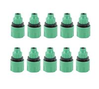 TOPINCN 10 Piezas de Accesorios de Conexión Rápida para Manguera de Jardín, Adaptadores de Conector Rápido de Manguera de Plástico, Conector de Grifo de Manguera de Agua de 3/8 Pulgadas,