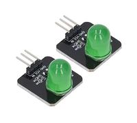TOPINCN 10 Uds Módulo LED Tablero de Luz Decorativa Bombilla de Chip para Uso Doméstico 3,3 V 5V Control Eficiente (MRB050B Verde)
