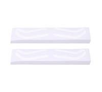 TOPINCN 100 Hojas de Pegatinas para Plantillas de Cejas, Plantillas de Cejas Seguras e Higiénicas para Artistas de Microblading, Adecuadas para Todas las Formas de rostro. Material: Papel (A)