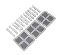 TOPINCN 12 Clips para Pantalla de Ventana, Hebilla de Montaje para Pantalla de Ventana, Clip de Fijación para Protección contra Insectos, Mantiene Al bebé Seguro, Se Adapta Bien a las